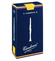 Vandoren Cr101 Traditional Bb Klarnet Kamışı No: 1.0 (eğitim/başlangıç) - 10'lu Kutu  Saf Ve Net Ses Üretimi, Esnek Uç Yapısı İle Kolay Üfleme Ve Hızlı Cevap  Uyum: Tüm Standart Sib Klarnet Bekleri
