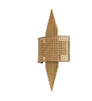 ASLI ESKİTME OVAL RATTAN ABAJURLU APLİK