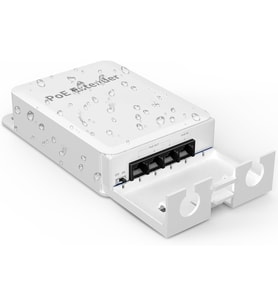 Lexroo 4 Port Outdoor PoE Extender 1'i 3 Arada Çıkış