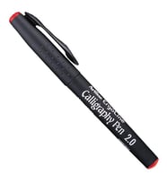 ARTLINE KALİGRAFİ KALEMİ KIRMIZI 2.0MM KESİK UÇLU ERGOLINE 242 TEK ADET FİYATIDIR