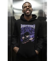 Shadow Monarch Solo Leveling Baskılı Unisex Oversize Anime Karakter Hoodie