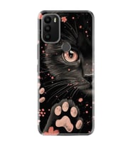 GM 21 Plus Kılıf HD Resim Baskılı Kara Kedi StKd -085