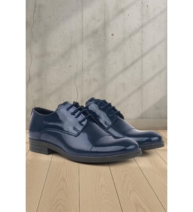 Rakerplus Lacivert Rugan Oxford Bağcıklı Klasik Çocuk Ayakkabı