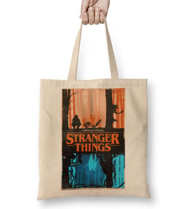 Stranger Things 002 Bez Çanta Uzun Saplı