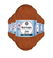 5 Adet Lotus Bikini Büstiyer Bluz Örgü İpi K302 Tarçın
