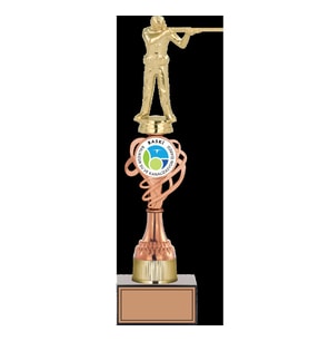 ODAK KUPA - Figürlü Kupalar - Atıcı Figürlü Kupalar FG-036 C - 37 cm