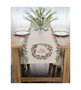 Yılbaşı Runner Örtüsü Yeniyıl Noel Runner 40x140