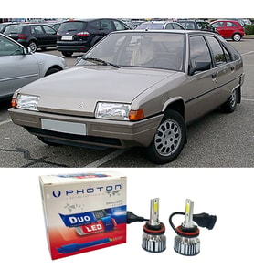 Citroen BX Led Xenon Uzun + Kısa Far Ampulü H4 Duo Yeni Seri Beyaz