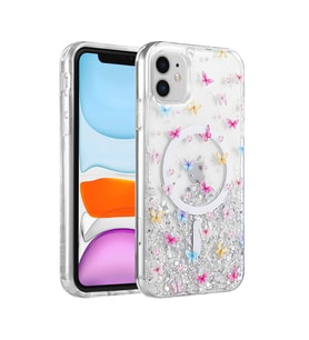 Onegif Apple iPhone 11 Misk Simli Magsafe Kapak - Desen 4