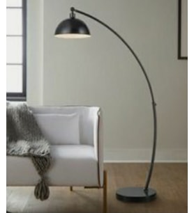 MYLİGHTS  RETRO  RUSTİK METAL LAMBADER KÖŞE LAMBASI (Siyah)