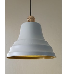 Dylight Retro Metal Beyaz Gold Duylu Dekoratif Rustik Tekli Sarkıt Avize Çap:27 cm