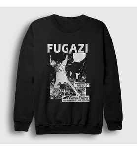 Presmono Unisex Siyah Poster Florida Fugazi Sweatshirt 555733tt