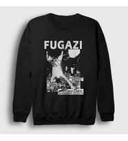 Presmono Unisex Siyah Poster Florida Fugazi Sweatshirt 555733tt