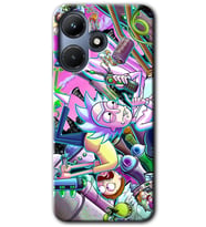 İnfinix Hot 30i Kılıf HD Desen Baskılı Kılıf - Graffiti Çizgi Film