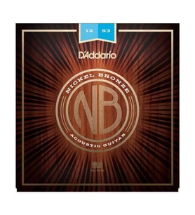 Daddario NB1253 Akustik Gitar Tel Seti  Nickel Bronze, .012-.053