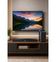 Hepu HP-TV06 180W 2.1 Ch Kablosuz Subwoofer Soundbar Ev Sinema Sistemi - Bluetooth, HDMI ARC, Optik