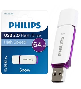 FM64FD70B/00 Snow Mor/Beyaz 64 GB Usb 2.0 Flash Bellek