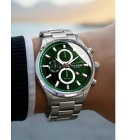 Tom Jones London Erkek Kol Saati – Çelik Kordon – Yeşil Spor Kadran – Takvimli – 2 Yıl Garantili