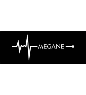 megane 2 Nabız Kalp atışı sticker 2 adet kelebek cam 2