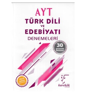 Karekök Yayıncılık Karekök AYT Türk Dili ve Edebiyatı Denemeleri (Yeni) (Çok Renkli)