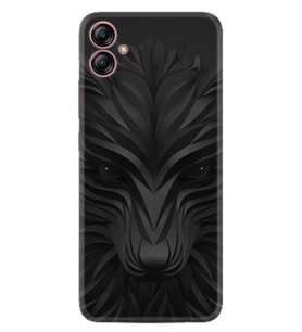 Samsung Galaxy A04E Kılıf Resimli Desenli Baskılı Silikon Black Fox 1325
