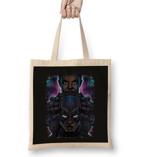Black Panther Passing the Mantle Bez Çanta Uzun Saplı