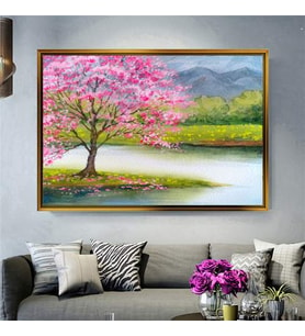 Altın Çerçeveli dekoratif tablo a146 (Gold)
