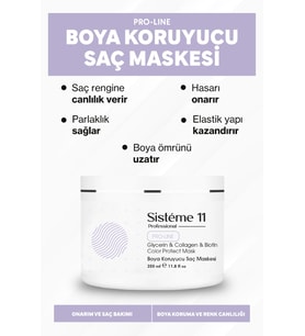 Sisteme 11 Boya Koruyucu Maske 350 ml 8684091009429