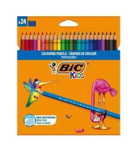 BİC KIDS TROPICOLORS TAM BOY KURU BOYA 24'LÜ - 9375183
