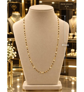 14 AYAR ALTIN AYNALI ZİNCİR 1,76 GR