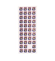 Sticker Kabartmalı Stiker Defter, Planlayıcı Etiket Nazar Boncuğu (cb374) 16x7 cm
