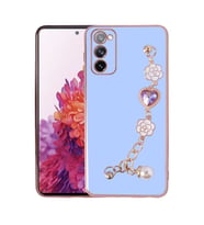 Galaxy S20 FE Kılıf El Tutamaçlı Zore Taka Silikon Kılıf (Mor)