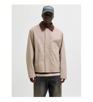 Jack & Jones Yaka Detaylı Bej Erkek Ceket 12288889