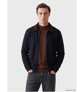 LCWAIKIKI Classic Lacivert Regular Fit Erkek Triko Hırka