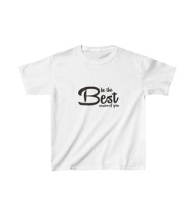 Unisex Çocuk Baskılı T-Shirt - Beyaz
