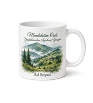 Ordulu Hemşehriye Yayla Baskılı Kupa Bardak Ordu Hediye Hatıra