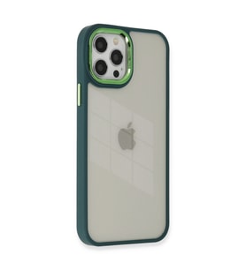 iPhone 12 Pro Max Kılıf Dora Kapak - Haki Yeşil
