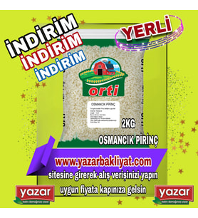 Orti Osmancık Pirinç 2 Kg x 10 Paket