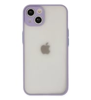 iPhone 14 Kılıf Montreal Silikon Kapak - Mor