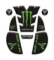 Wolf Tank Pad Siyah-Yeşil Yamaha Mt-25 2020-2023