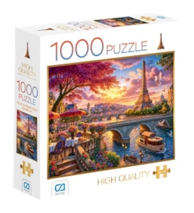 Paris'Te Akşamüstü Puzzle 1000