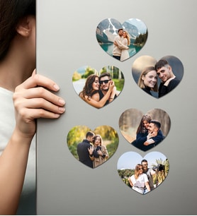 Kişiye Özel Ahşap Fotoğraflı UV Baskılı Magnet