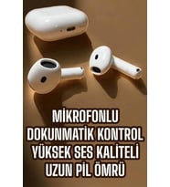 4.Nesil Kaliteli TWS Android ve İOS Uyumlu Mikrofonlu Kulaklık