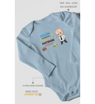 Küçük olabilirim ama patron benim Uzun Kollu Bebek Body