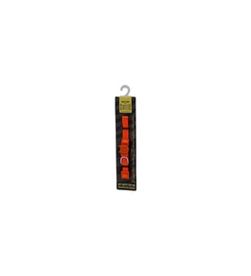 Cattie Güvenlik Tokalı Dokumadan El Yapımı Kedi Boyun Tasması 1x15-25cm - Orange