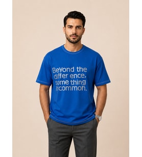 VIGOSS ACTION OWERSIZE BASKILI ERKEK T-SHIRT 62662-03501