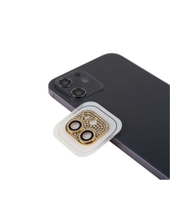Apple iPhone 11 Uyumlu Zore CL-08 Kamera Lens Koruyucu (Gold)