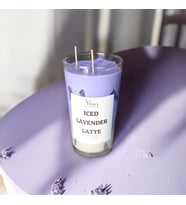 Lavantalı Bardak Özel Tasarım Mum