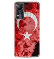 INFINIX Note 11 Pro Note 10 Hot 9 Play Kılıf Desemli Silikon Şanlı Türk Bayrağı 3 1395