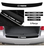 Mazda 6 İçin Uyumlu Aksesuar Oto Bağaj Ve Kapı Eşiği Sticker Set Karbon